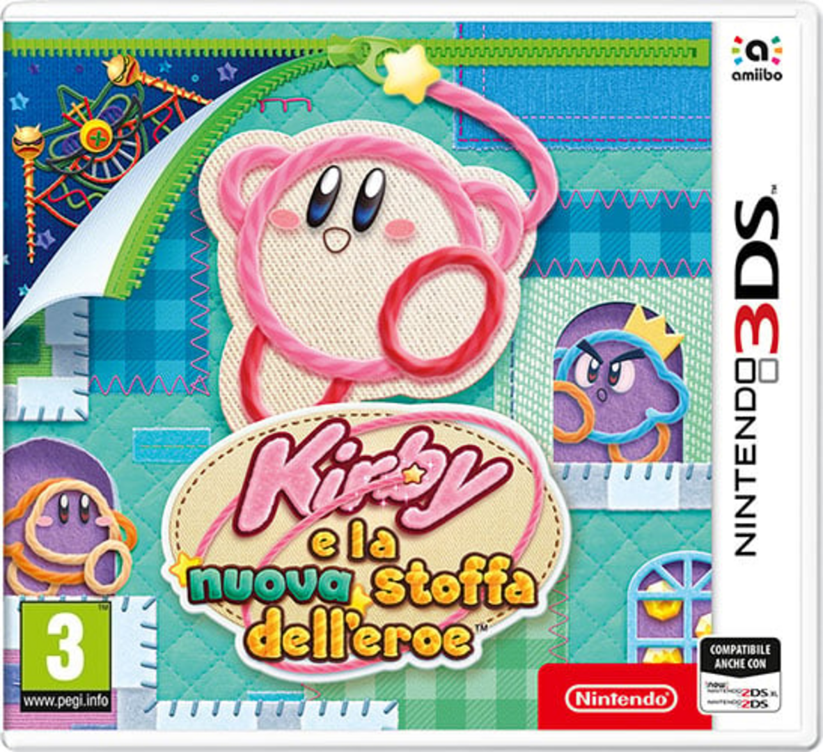 Kirby and the new cloth of the nintendo 3ds hero (ita/multi in game)