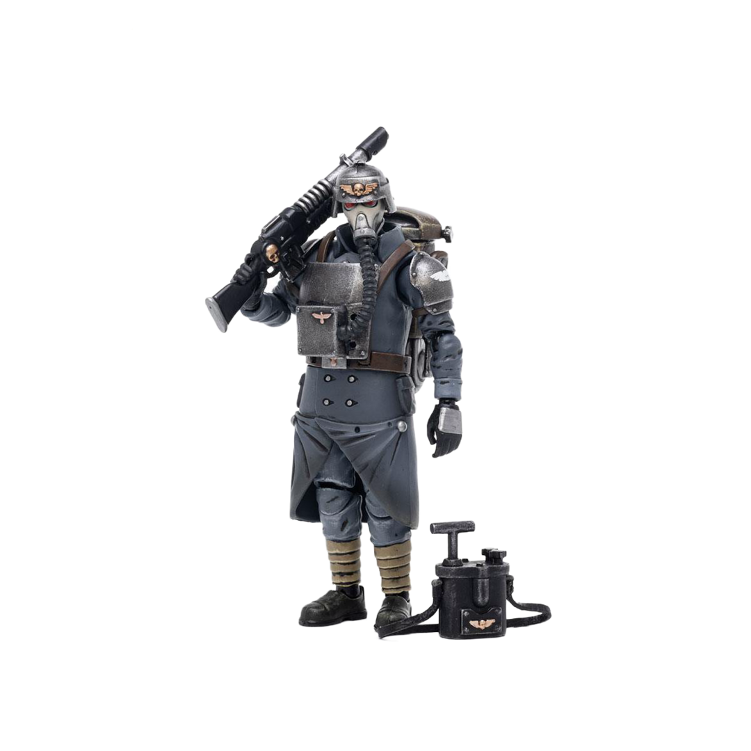 MERCHANDISING LICENCE Dark Source Trading - Joytoy Warhammer 40,000 Death Korps Guerra Vet Guard Demolit 1/18 Action Figure (Net)
