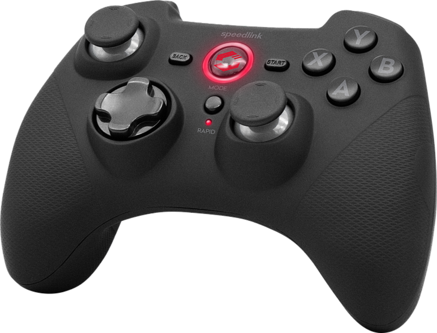 Speedlink - Rait Gamepad - Wireless - PC/PS3/Switch/OLED goma Negro