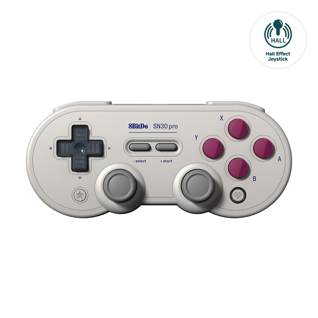 8bit do sn30 pro gamepad hall ed/g classic