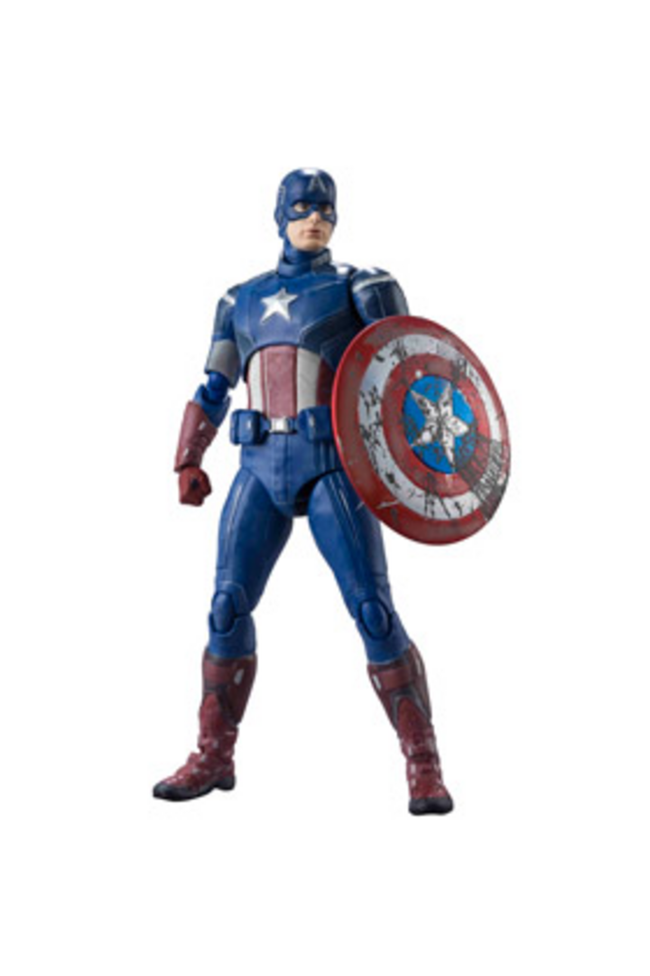Capitan America (Avengers Assemble) Edition Figura 15 cm Marvel Avengers Sh Figuarts