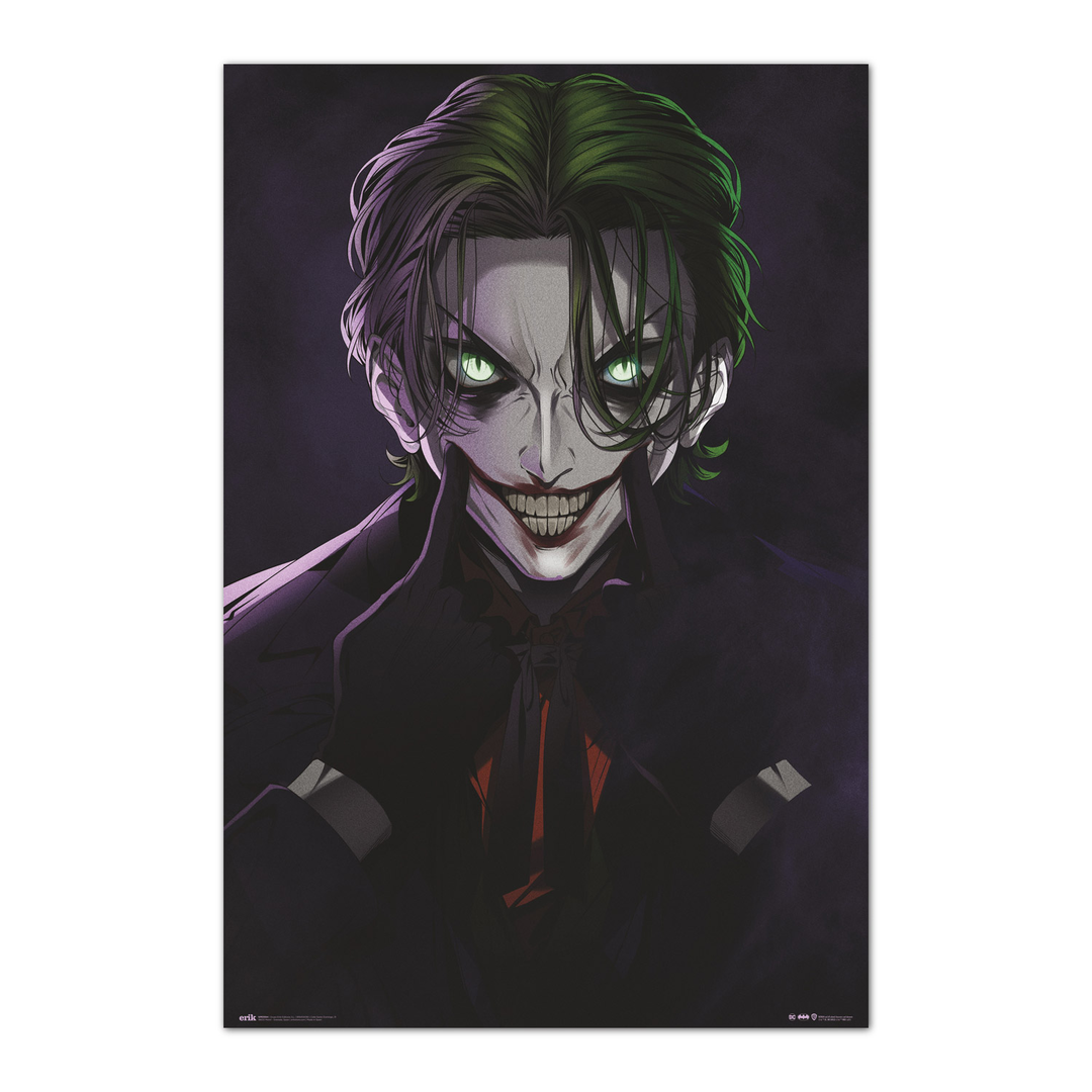 Grupo Erik Poster DC Comics Joker Anime - Lamina decorativa Joker/Póster Anime - Póster Grupo Erik