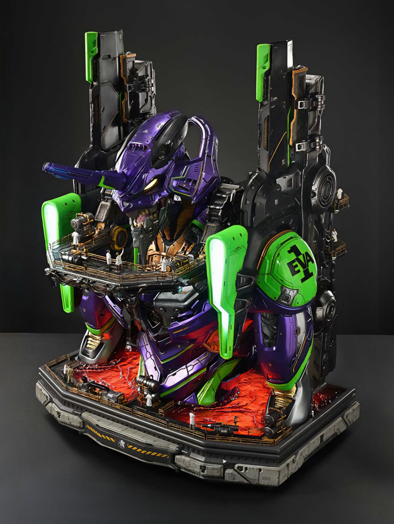 Estatua busto eva-01 test type neon genesis evangelion bonus ver. prime 1 studio