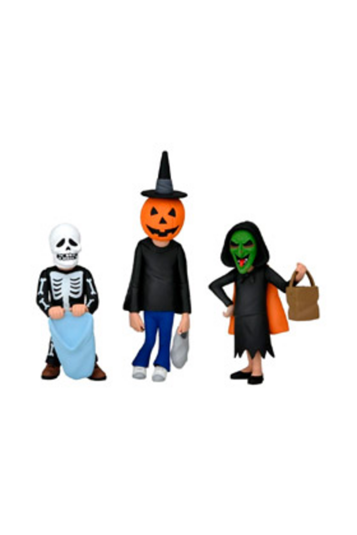 Toony terrors trick or treaters pack 3 figuras 15 cm halloween 3 scale action figure