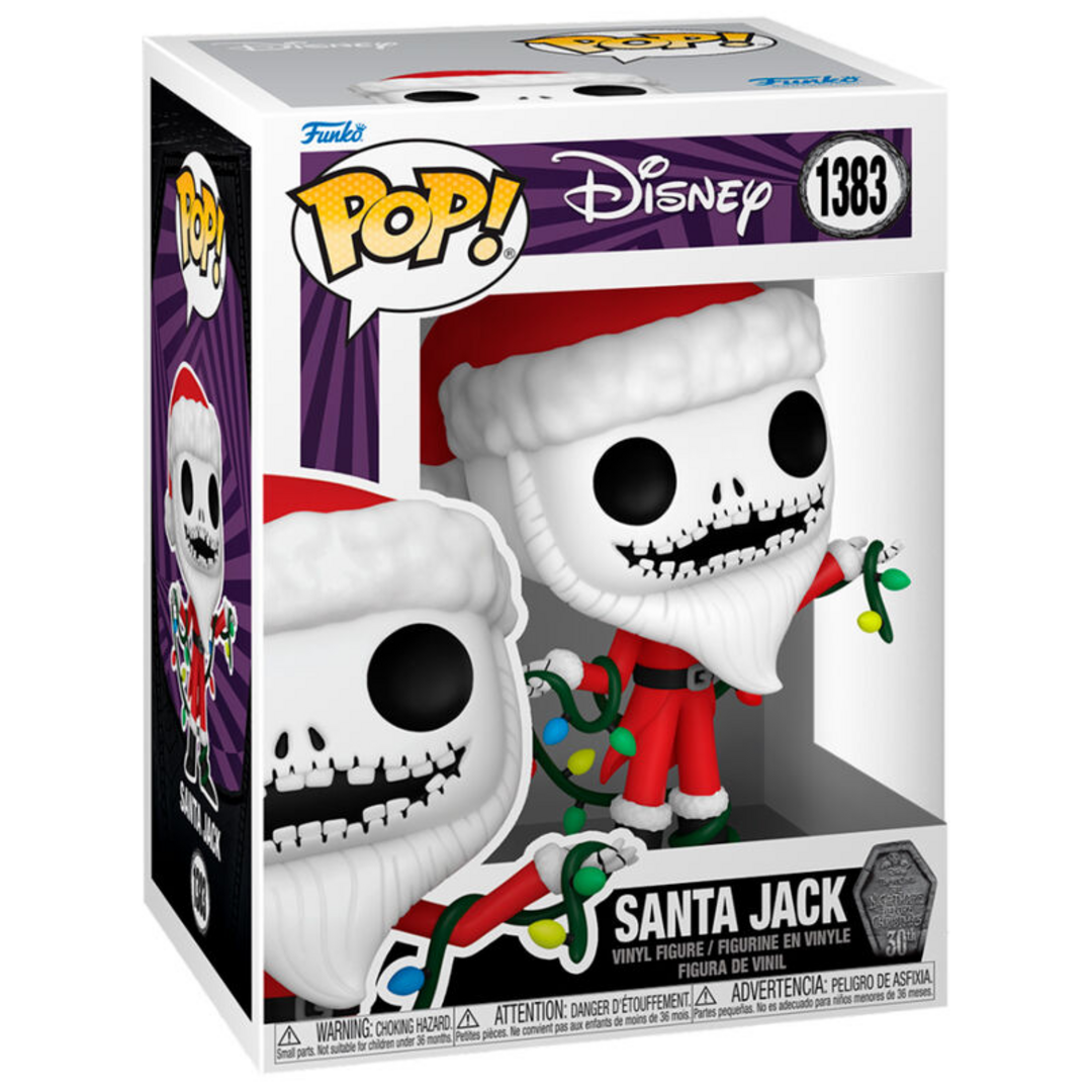Funko Pop! - Disney Pesadilla antes de Navidad - Santa Jack Skellington ㅤ
