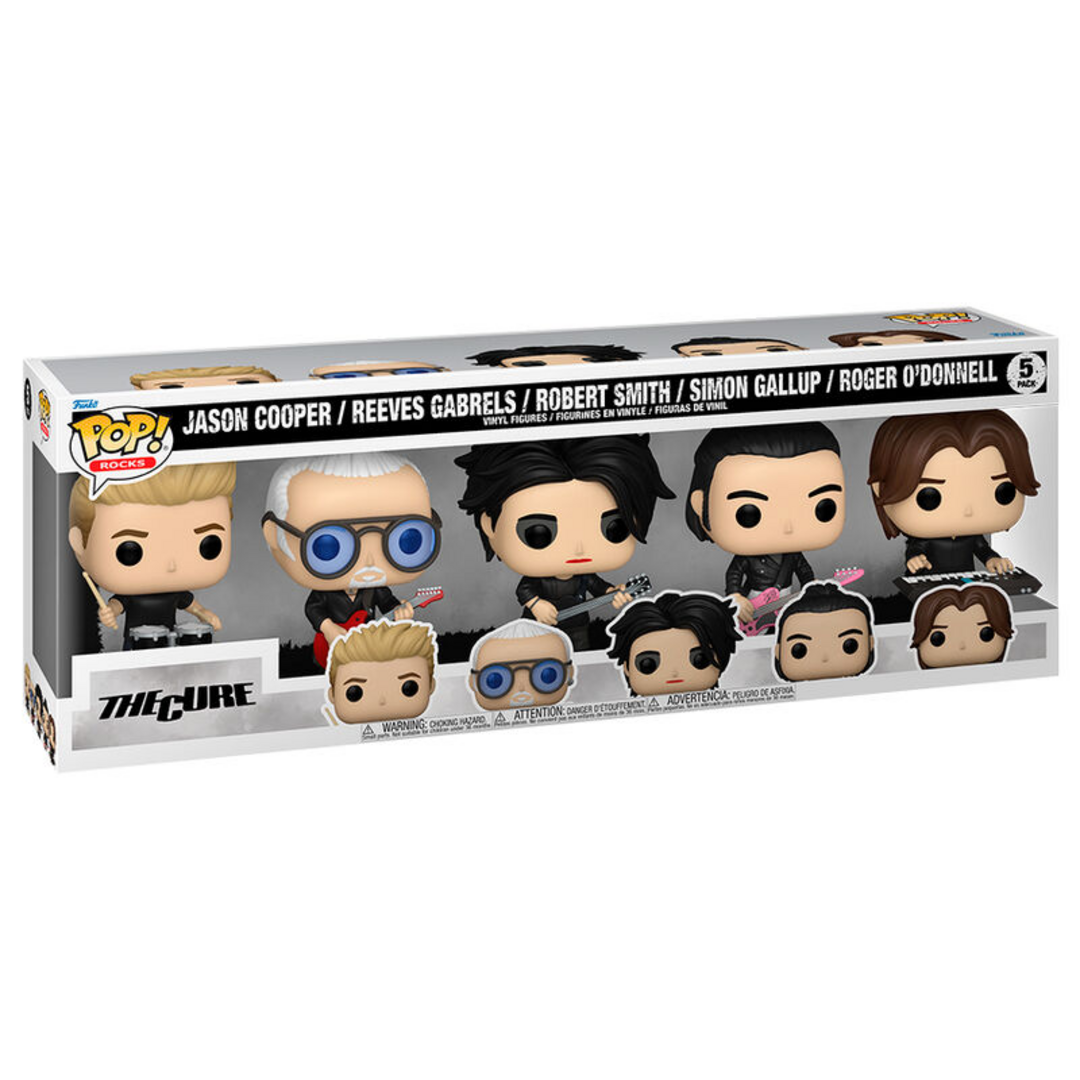 Blister 5 figuras pop the cure