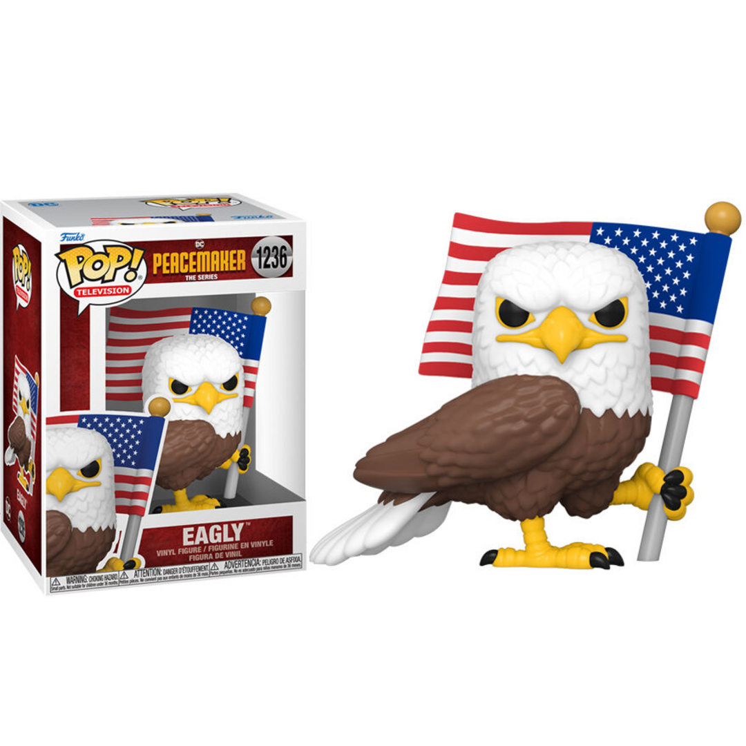 Figura pop dc comics peacemaker eagly
