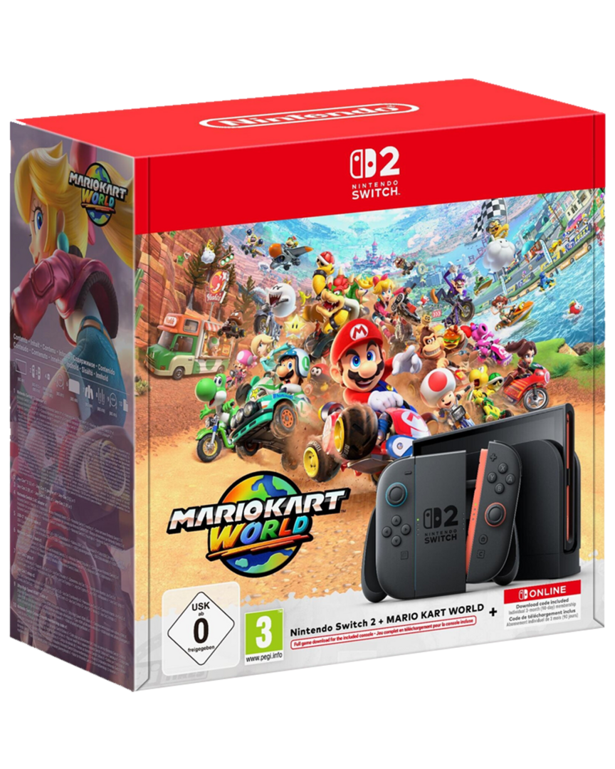Nintendo switch 2 + mario kart world + 3 meses nintendo switch online
