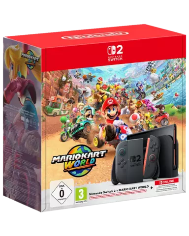 Nintendo Switch 2 + Mario Kart World + 3 Meses Nintendo Switch Online