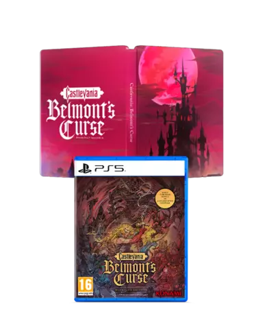 Carátula de Castlevania: Belmont's Curse Edición Midnight + Steelbook (Import) para PS5 (edición PAL España)