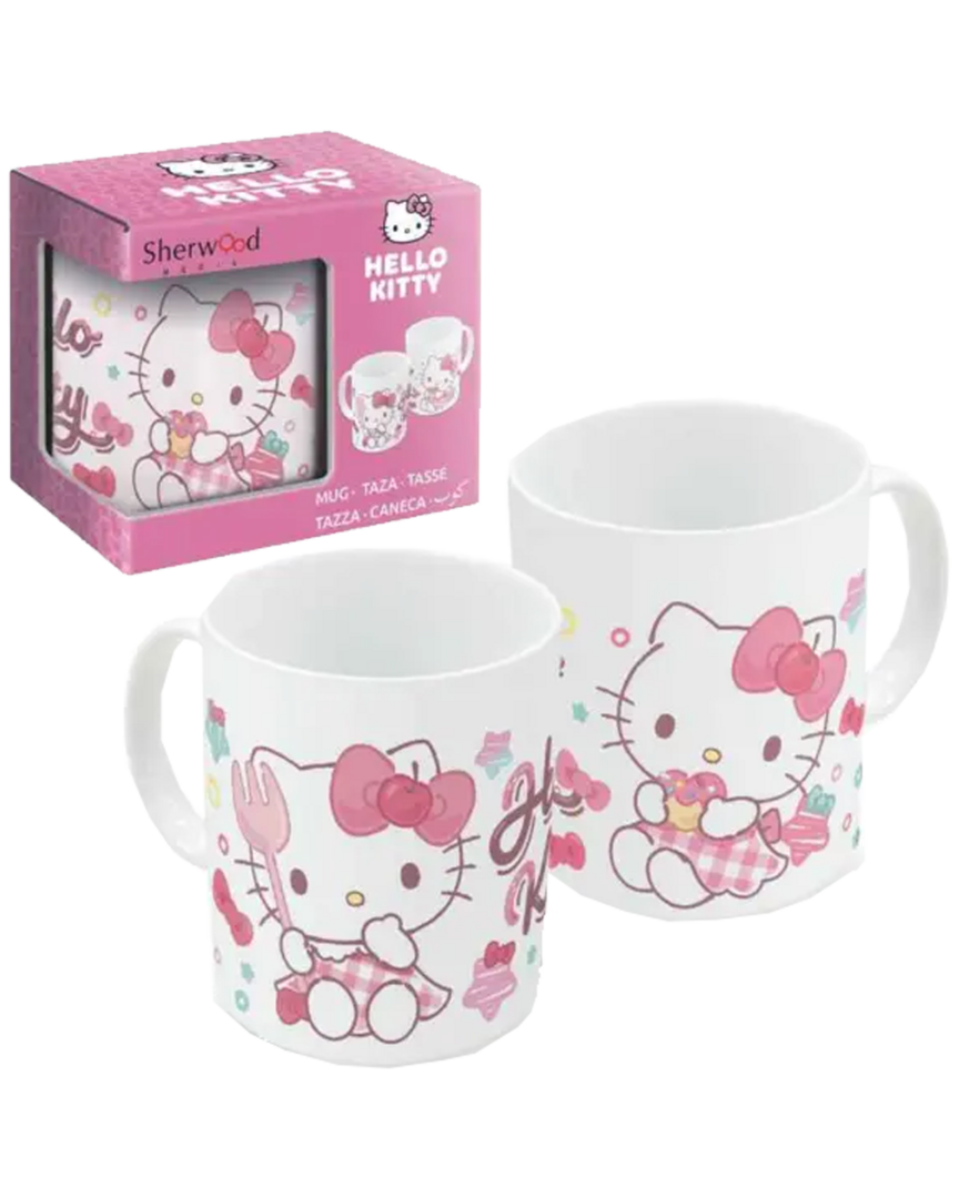 Taza de 325 ml Blanca Hello Kitty