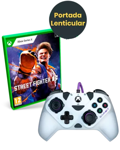 Reservar Street Fighter 6 Edición Lenticular + Mando Pro Dual Core Victrix Gambit con Cable - Xbox Series, Pack Mando Victrix