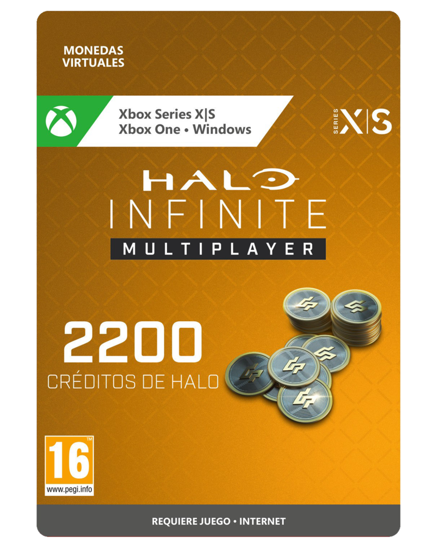 Halo infinite 2000 créditos + bonus 200 créditos