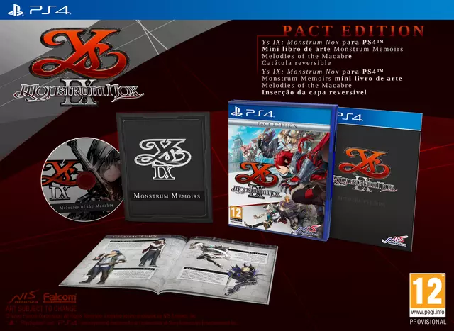 Comprar Ys IX: Monstrum Nox Edición Pact PS4 Limitada