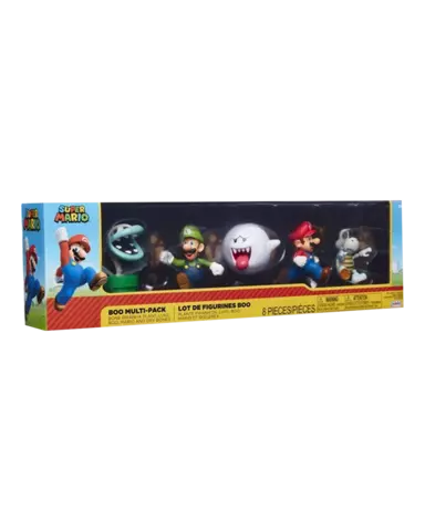 Comprar Pack 5 Figuras Boo Super Mario 6 cm Figuras de Videojuegos