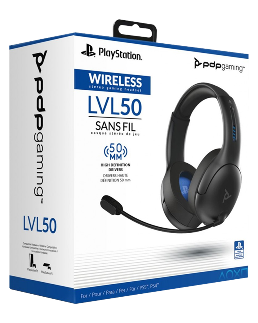 Auriculares gaming lvl50 wireless negro