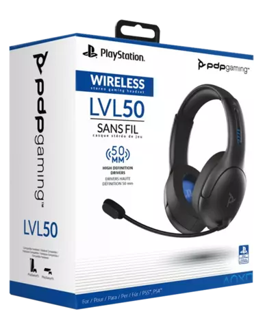 Comprar Auriculares Gaming LVL50 Wireless Negro - PS4, PS5, Negro, Auriculares