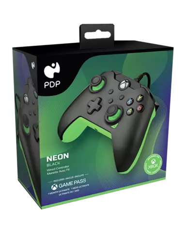 Comprar Mando Neon Black con Cable Licenciado Xbox Series