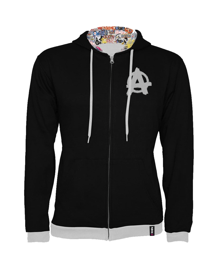Rage 2 zip-up hoodie ""goon graffiti"" xl