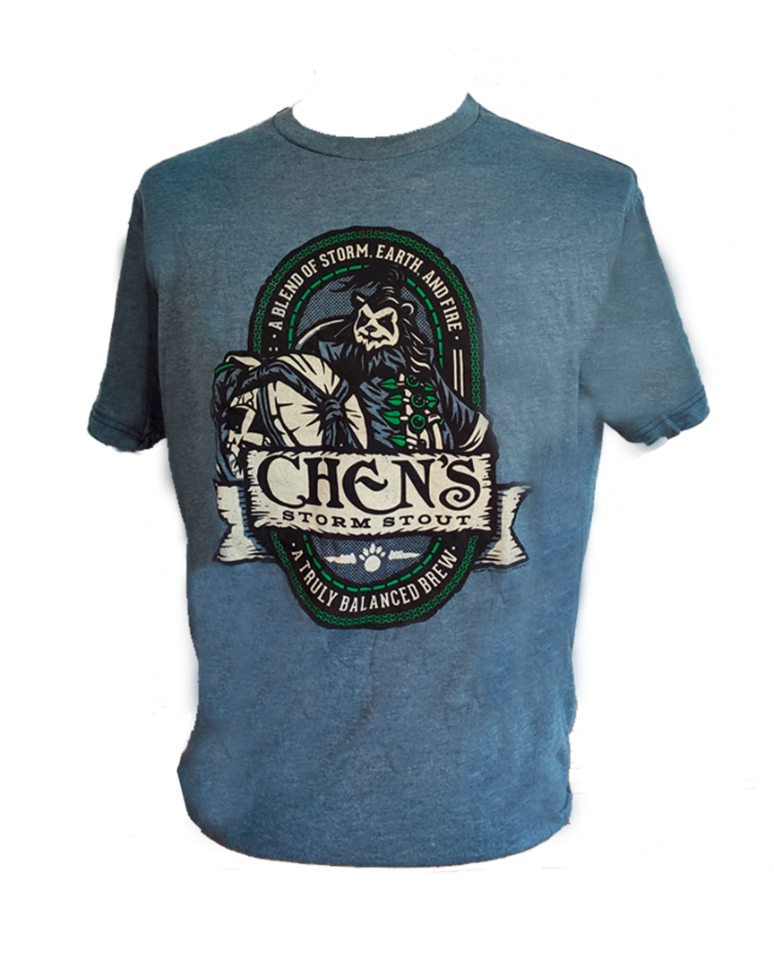 Camiseta azul chen's storm heroes of the storm talla l
