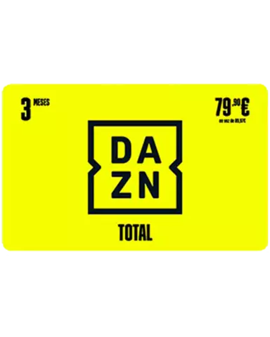 Tarjeta Prepago Suscripción DAZN 3 Meses