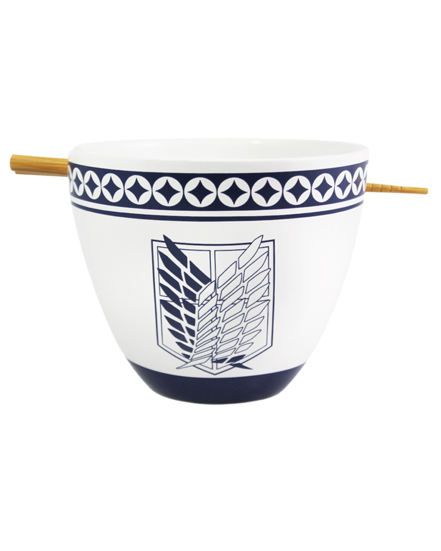 Bol de ramen con palillos ataque a los titanes 470 ml