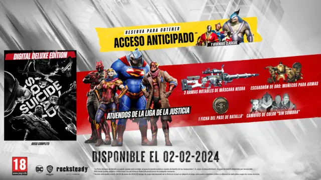 Reservar Suicide Squad: Kill the Justice League Deluxe Edition PS5 Deluxe
