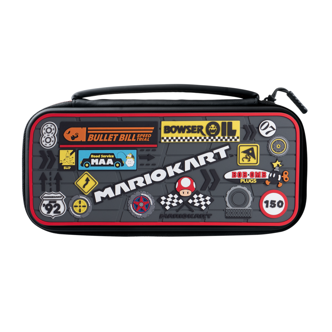 Funda de viaje deluxe mario kart con licencia oficial nintendo