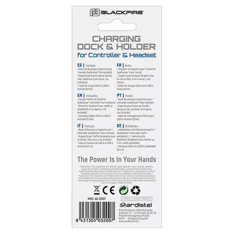 Comprar Cargador Doble para Dualshock PS4 Blanco con Licencia Oficial PS4