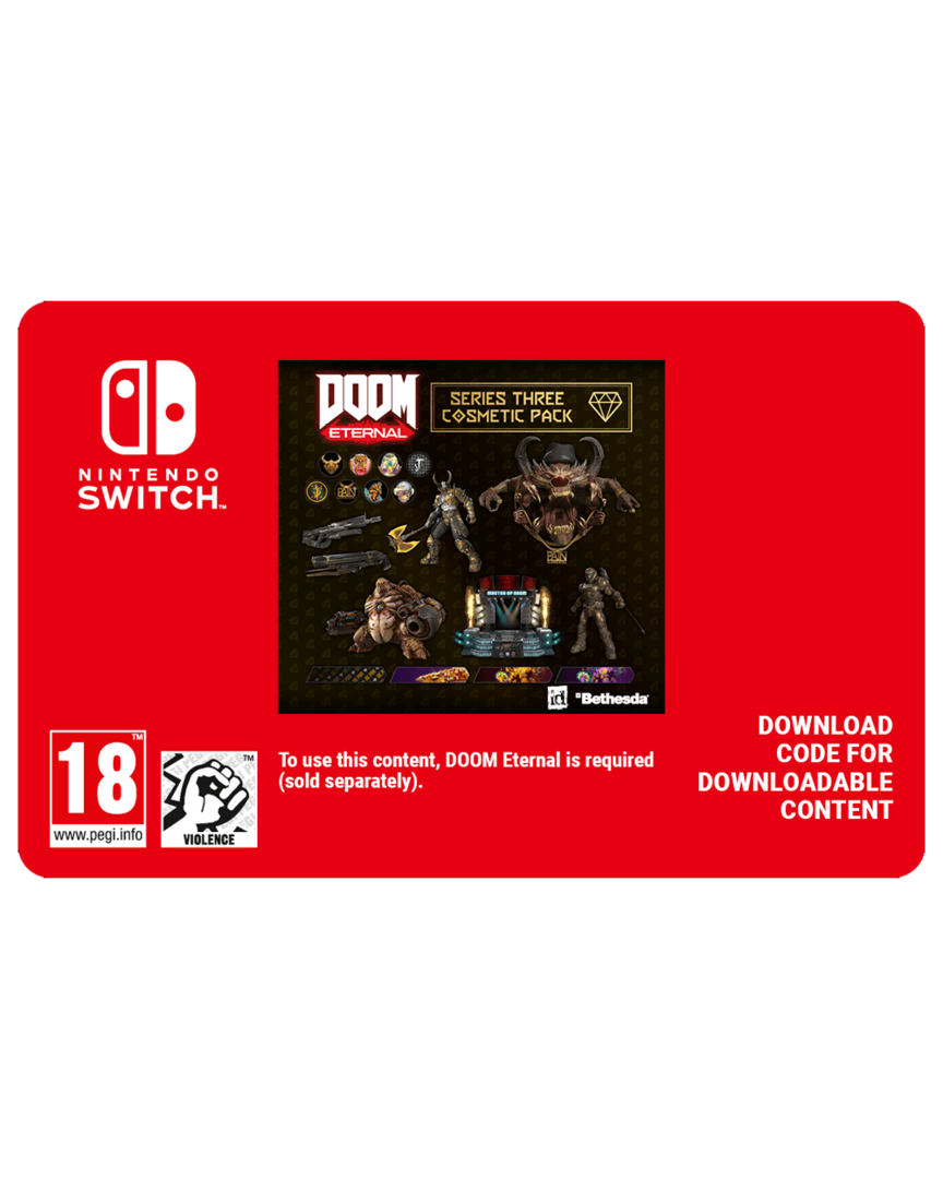 Doom eternal pack cosmético serie 3