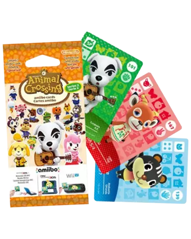 Nintendo Pack 3 Tarjetas Amiibo Animal Crossing Serie 2