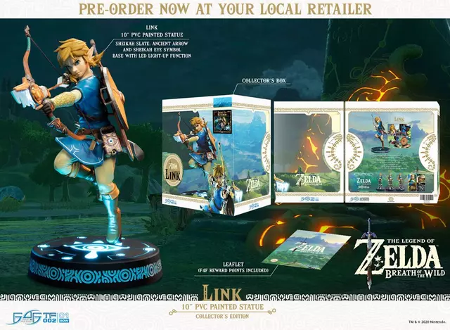 Comprar Figura Link The Legend of Zelda: Breath of the Wild Edición Coleccionista Figuras de Videojuegos Coleccionista