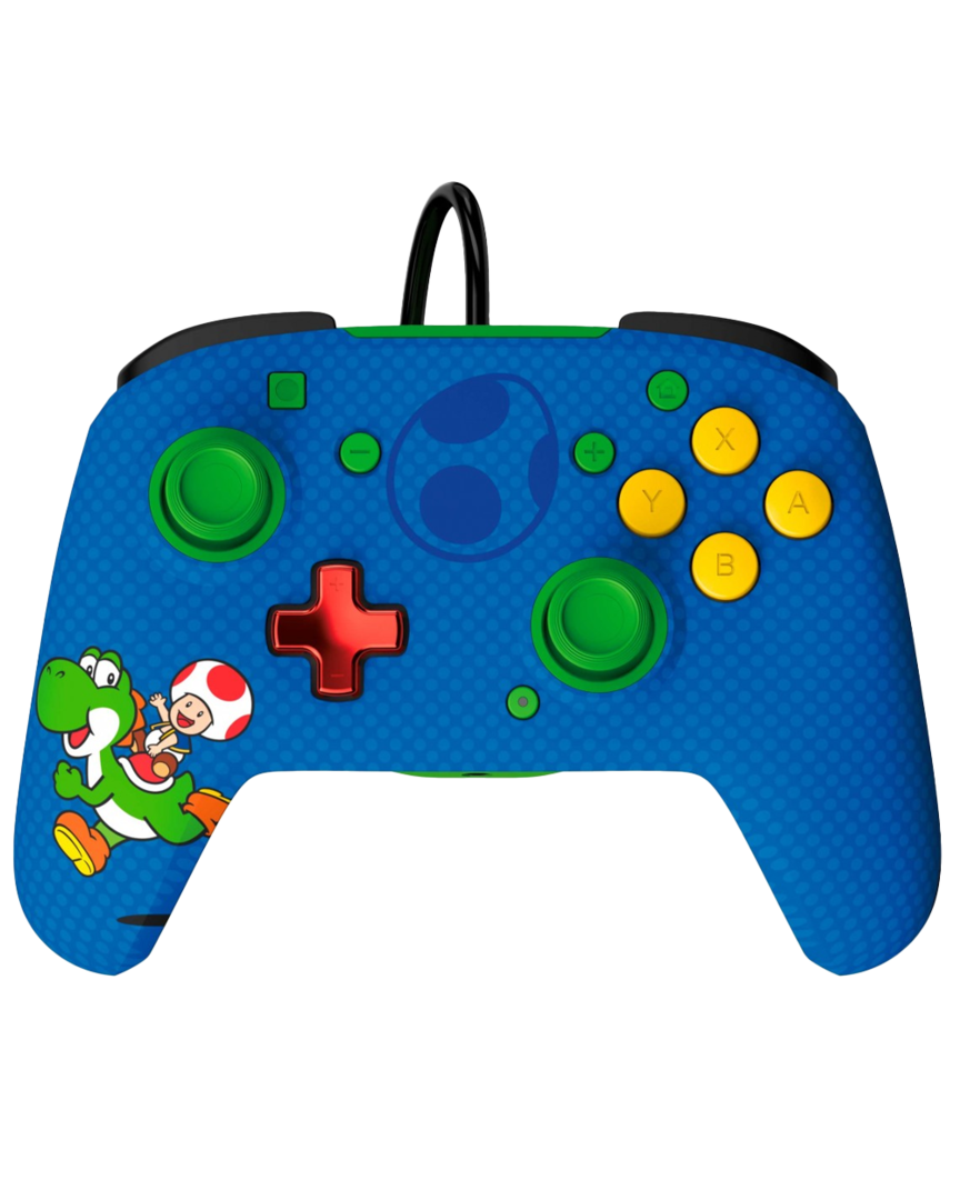 Mando rematch toad & yoshi con licencia oficial nintendo