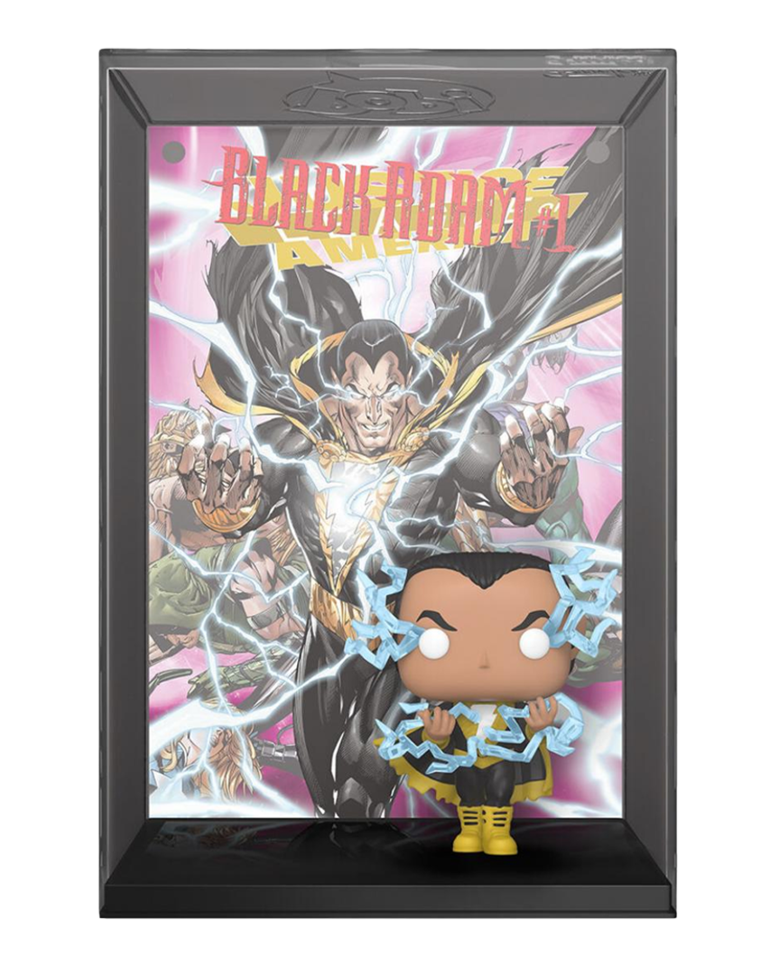 Funko Pop! Comic Cover: DC - Black Adam - Brilla en la Oscuridad - Figura de Vinilo Coleccionable - Idea de Regalo- Mercancia Oficial - Juguetes para Niños y Adultos - Muñeco para Coleccionistas