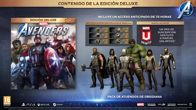Comprar Marvel's Avengers Edición Deluxe Xbox One Deluxe