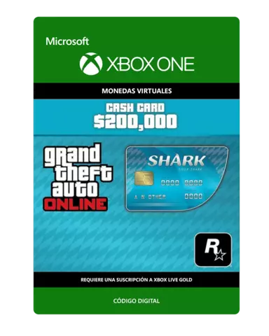 Comprar Grand Theft Auto V: Tiger Shark Cash Card Xbox Live Xbox One