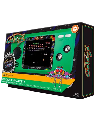 Consola Pocket Player Galaga My Arcade