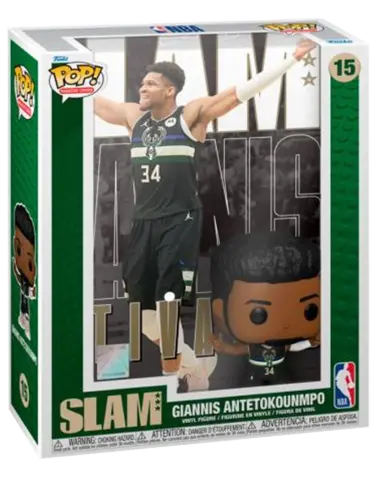 Comprar Figuras POP! NBA Giannis Antetokounmpo Slam Cover Figuras de Videojuegos