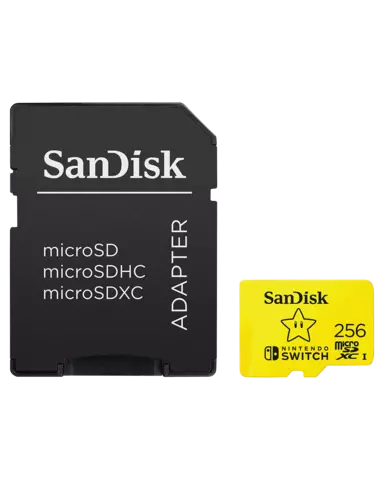 Comprar Tarjeta de Memoria MicroSDXC 256GB para Nintendo Switch SanDisk  Switch