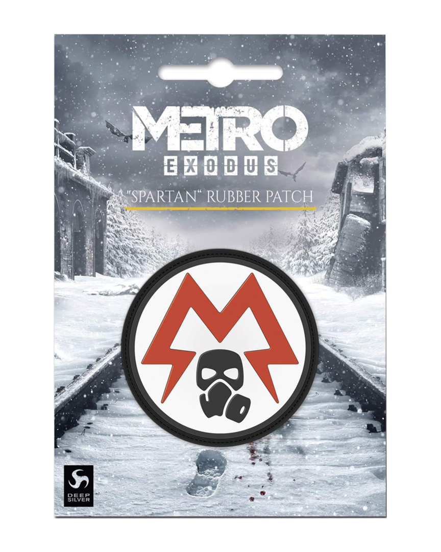 Parche spartan logo de goma metro exodus