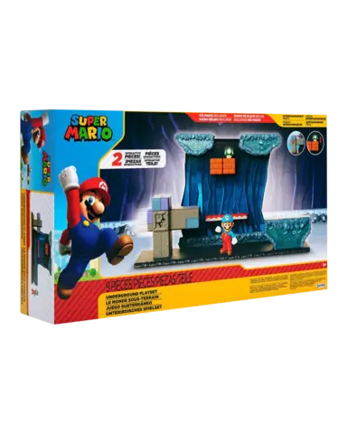 Comprar Playset Subterraneo Super Mario 6cm Figuras de Videojuegos