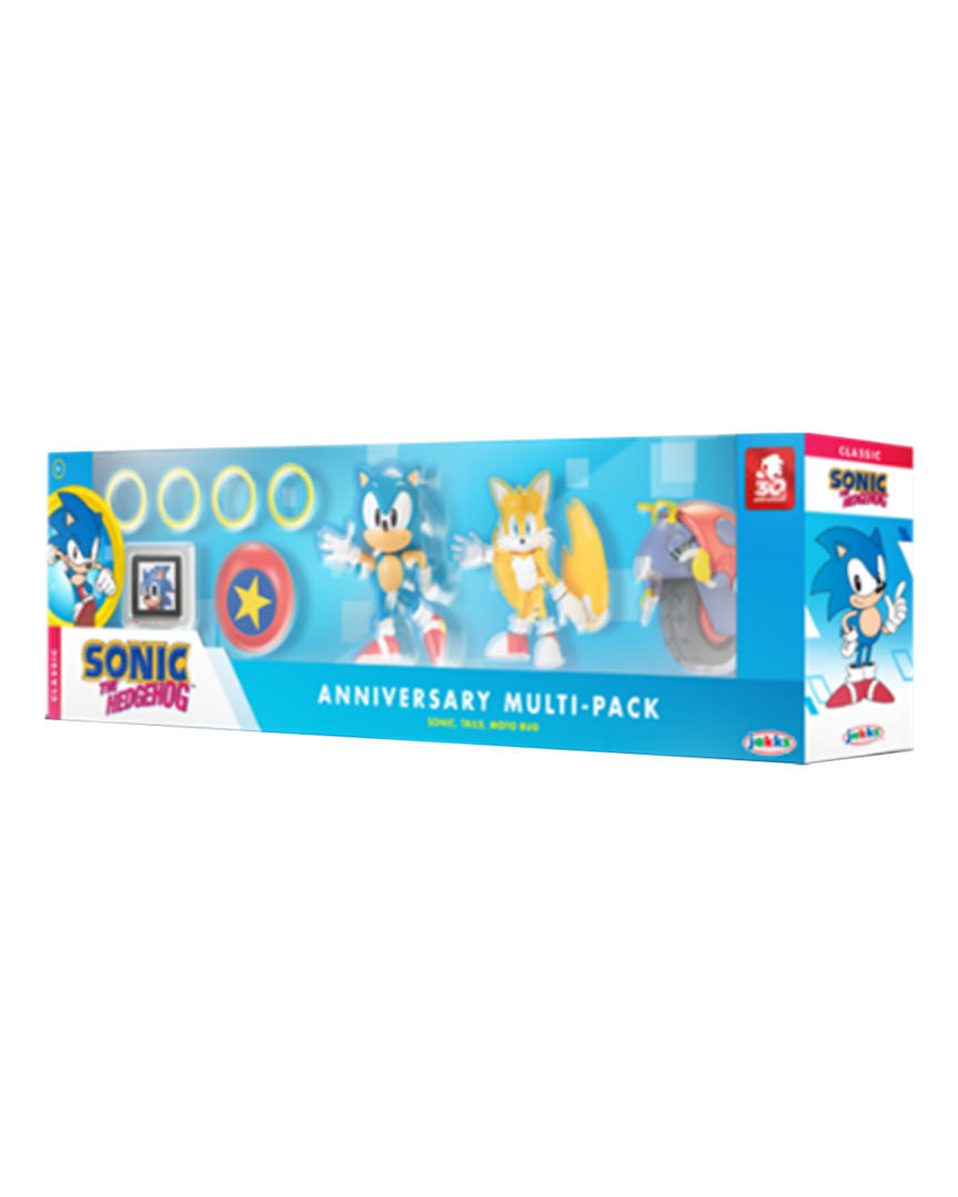 Pack 5 Figuras Sonic Aniversary 6 cm