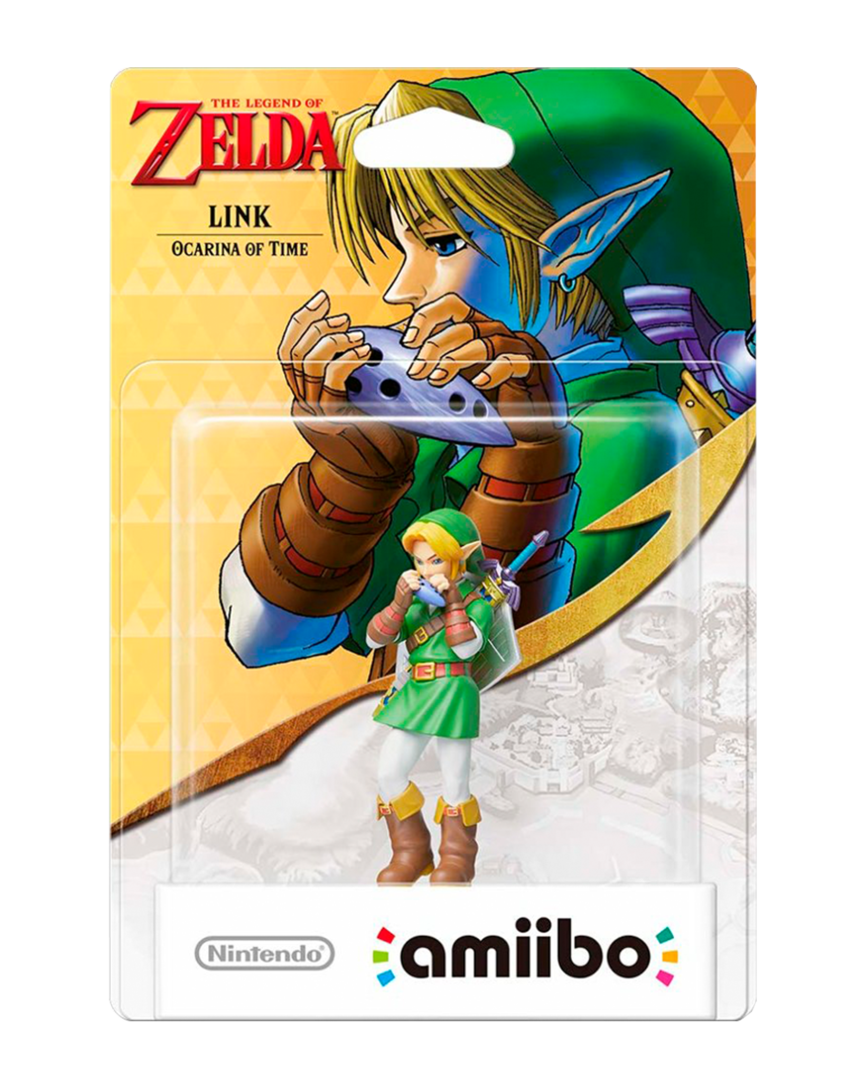 Figura amiibo link ocarina of time (serie zelda)