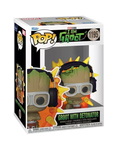 Reservar Figura POP! Groot con detonador Yo soy Groot Marvel 9cm Figuras de Videojuegos