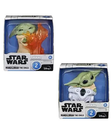 Comprar Pack Figuras Baby Yoda Hide & Protect Star Wars: The Mandalorian 6 cm Figuras de Videojuegos