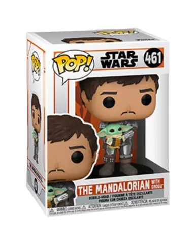 Comprar Figura POP! Mandalorian con Baby Yoda Star Wars: The Mandalorian Figuras de Videojuegos