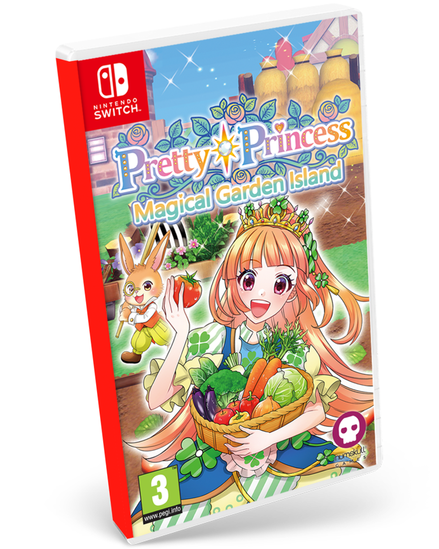 Pretty princess magical garden island