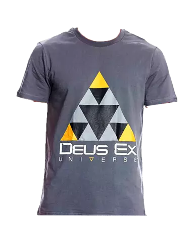 Comprar Camiseta Gris Triángulos Sierpinski Deus Ex Talla L Talla L