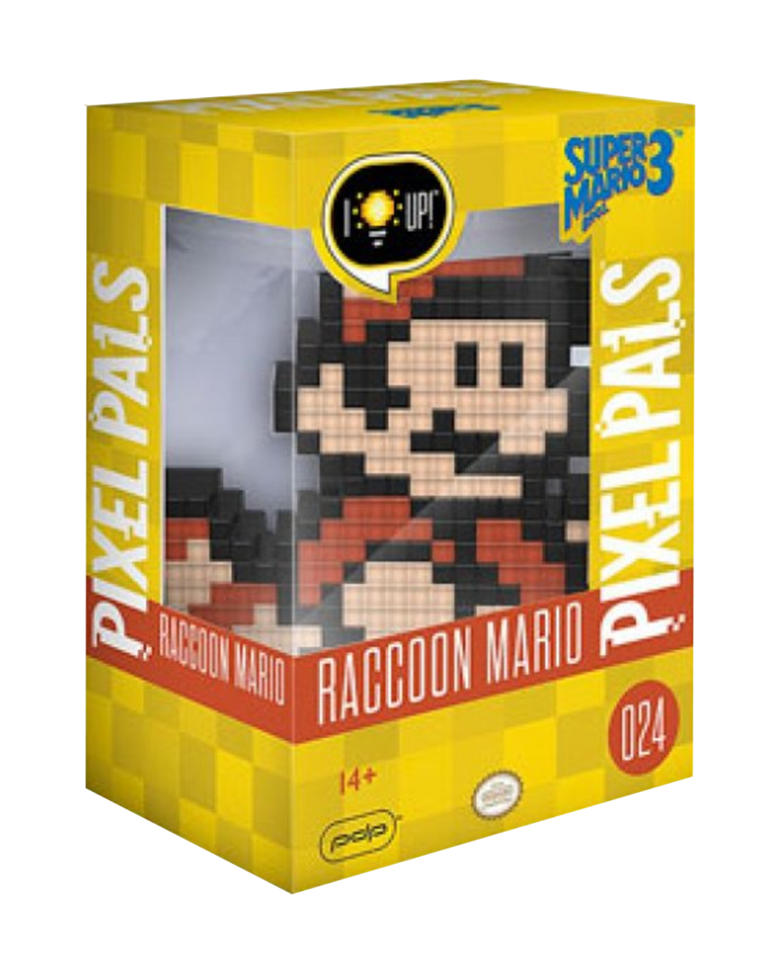 Pixel Pals Nintendo Raccoon Mario