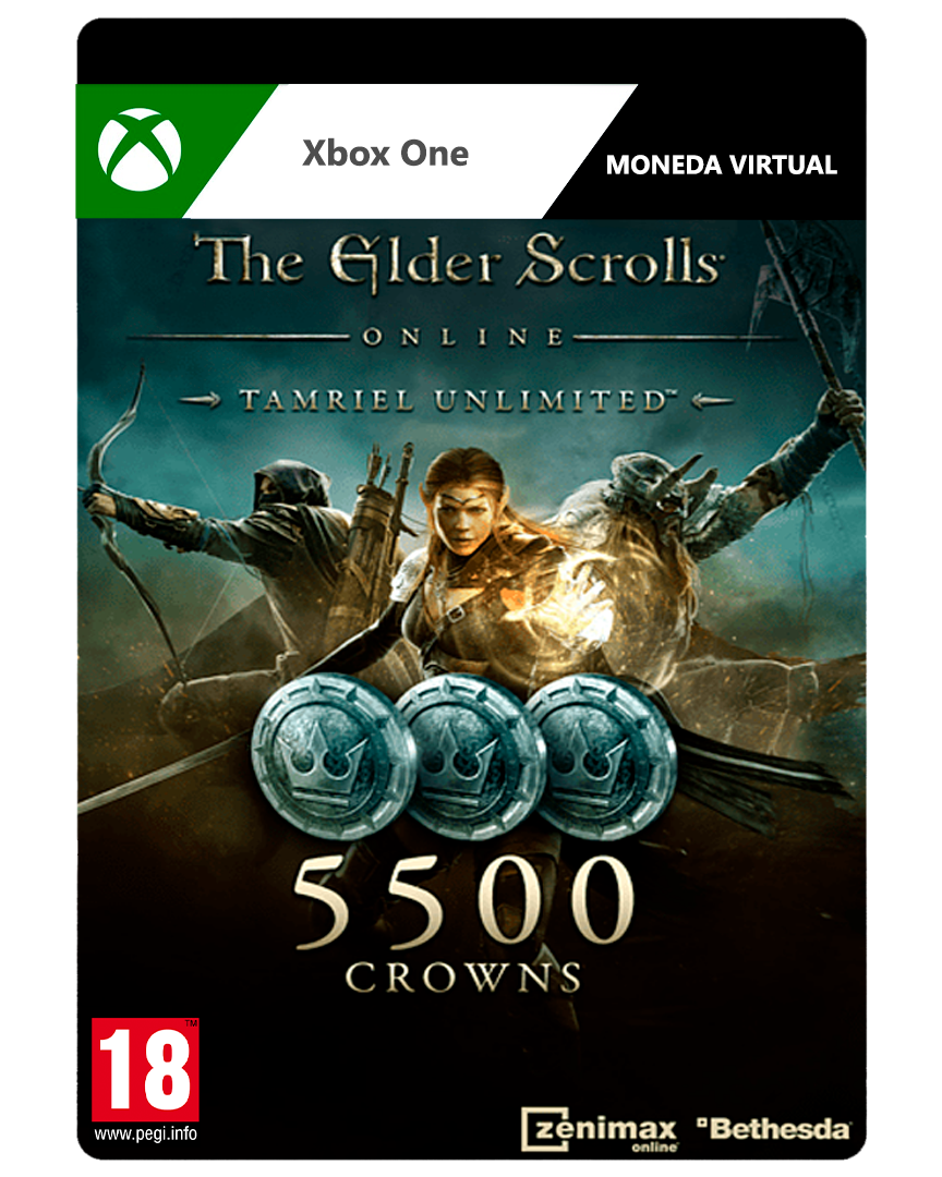 The elder scrolls online 5500 crowns edición tamriel unlimited